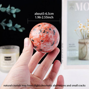 All'ingrosso sfera di cristallo curativa <span class=keywords><strong>naturale</strong></span> lucido <span class=keywords><strong>pietra</strong></span> <span class=keywords><strong>del</strong></span> <span class=keywords><strong>sole</strong></span> e verde tormalina sfera per la decorazione - Product Image 2