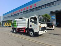 Vente directe usine : Camion-citerne multifonctionnel de 7 m³ pour l'arrosage routier avec système de pulvérisation haute pression à vendre