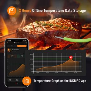 <span class=keywords><strong>Thermomètre</strong></span> sans fil Bluetooth <span class=keywords><strong>INKBIRD</strong></span> IDT-22-B, rechargeable par USB, pour <span class=keywords><strong>barbecue</strong></span>, cuisine, aliments, mini <span class=keywords><strong>thermomètre</strong></span> pour <span class=keywords><strong>barbecue</strong></span> - Product Image 2