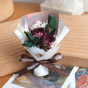 Ramo pequeño <span class=keywords><strong>de</strong></span> <span class=keywords><strong>flores</strong></span> secas preservadas para ventilación <span class=keywords><strong>de</strong></span> coche, recuerdos <span class=keywords><strong>de</strong></span> boda, regalos <span class=keywords><strong>de</strong></span> cumpleaños, Material fresco para el hogar, Año Nuevo chino - Product Image 5