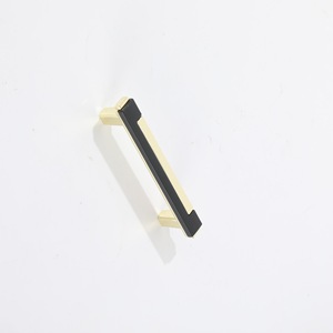 Furniture Handle Square Zinc Alloy <b>Black</b> Minimalist Drawer Cabinet Door Handle Durable - Product Image 1