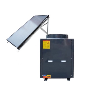 Commercio all'ingrosso piatto geyser solare piscina riscaldatore del sistema di riscaldamento solare pannello di acqua riscaldatore con fonte di aria pompa di calore per la scuola progetto - Product Image 2