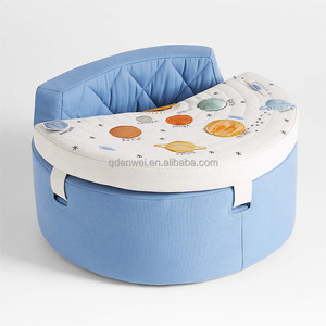 Silla de <span class=keywords><strong>Apoyo</strong></span> para Bebés, Sofá de Actividades de Felpa <span class=keywords><strong>con</strong></span> Protección para la Columna y Rotación de 360 Grados °   Asiento de Aprendizaje Antivuelco para Bebés - Product Image 2