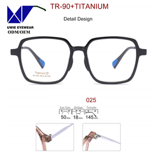 Lunettes de vue rétro Ptolemy 48 style monture intégrale anti-lumière bleue en acétate ultra pur, confortables, dorées et transparentes, taille 50-18-145 - Product Image 2