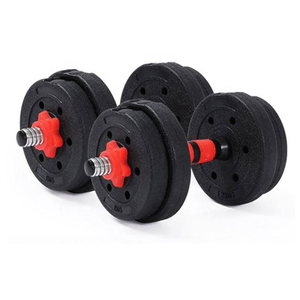 Manubri Fitness per uso domestico 10kg 20kg manubrio Fitness con peso liberamente regolabile - Product Image 2