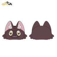 Trousse à crayons en peluche de grande capacité avec poignée personnalisée, renard mignon, sac de papeterie multifonctionnel créatif, étui à stylo