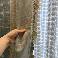 Rideaux occultants en jacquard de conception exquise, taille personnalisable, 2026, idéal pour la décoration du salon et de la chambre à coucher