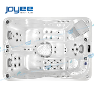 Bain à remous JOYEE pour spa <span class=keywords><strong>extérieur</strong></span>, <span class=keywords><strong>jacuzzi</strong></span> Balboa pour 3 personnes, spa de luxe de qualité supérieure avec éclairage LED - Product Image 1