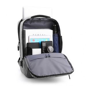 BSCI Factory Custom Logo <b>Large</b> Capacity Anti-theft Backpack Nylon Shoulders <b>Rucksack</b> Other Business Laptop Bags - Product Image 3