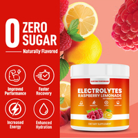 Complément d'électrolytes hydratants pour adultes en marque blanche, sans sucre, faible en glucides, saveurs personnalisées, poudre d'électrolytes