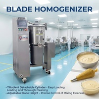 Homogénéisateur à cylindre inclinable détachable YUCHO avec 10 brevets approuvés, lame en SUS304, pour la production professionnelle de cheesecake basque