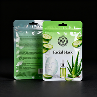Sachet personnalisé pour masque facial, emballage de crème pour le visage, pochette cosmétique, sac d'emballage pour masque facial