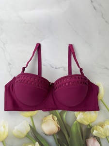 <span class=keywords><strong>Reggiseno</strong></span> Comodo Taglia B Traspirante con Fiocco, Ferretto Push-up, Mezza Coppa Sottile di Alta Qualità per Vendita all'Ingrosso - Product Image 2