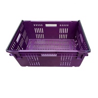 JOIN Bale Arm Caisse en plastique empilable et emboîtable, panier ventilé pour fruits, légumes, supermarchés et logistique agricole