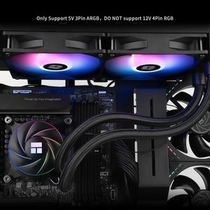 Refroidisseur AIO CPU Thermalright Aqua Elite 240 ARGB <span class=keywords><strong>V4</strong></span> 66,17 CFM 4 broches pour Intel LGA1851/1150/1151/1200/2011/1700 6400RPM - Product Image 6