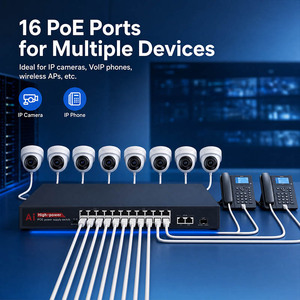 Commutateur Ethernet PoE Plus 16 ports 2x1000M Uplink 1xSFP <span class=keywords><strong>802</strong></span>.3af/at - Product Image 5