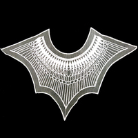 Corset en dentelle de Polyester pour femmes, broderie, accessoires de mode, patch de poitrine coloré, dentelle