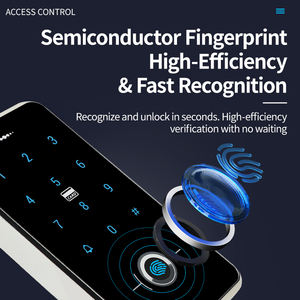نظام التحكم في الوصول الأمني مع قارئ بطاقات IC بتردد 13.56 ميجاهرتز وقارئ بصمات الأصابع لإدارة الحضور وتحكم في أبواب الشركات - Product Image 3