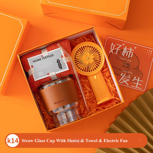 Summer Wedding Souvenirs Promotional <strong>Gift</strong> Mini Handheld Electric Fan and <strong>Umbrella</strong> <strong>Gift</strong> Box <strong>Sets</strong> for Guests Women Girlfriend - Product Image 4