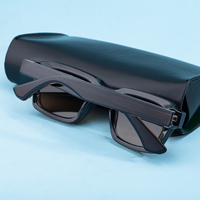 Lunettes de soleil carrées souples personnalisées avec logo rétro Partagas, protection UV400, pour hommes