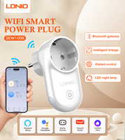 Prise multiple intelligente LDNIO SEW1058 avec prise EU, contrôle par application Tuya, sécurité enfant, prise intelligente, rallonge électrique
