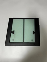 Cadre de fenêtre coulissante en verre trempé pour machine de construction en aluminium, excavatrice, chargeuse sur pneus, chargeuse à direction
