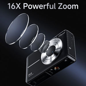 Cámara digital DC403 de alta definición con pantalla de música CCD, grabadora de Vlog de 44 megapíxeles para <span class=keywords><strong>escuchar</strong></span> canciones y ver películas - Product Image 3