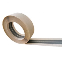Ruban d'angle en acier inoxydable et plastique flexible de 50mm * 30m au design moderne pour plâtrer les coins des murs et protéger les coins