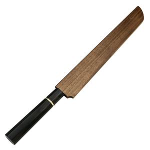 <span class=keywords><strong>Garde</strong></span>-housse en bois pour couteau, ustensile de cuisine en noyer noir, gaine de bois pour couteau sashimi - Product Image 6