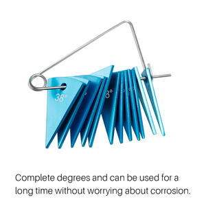 Fabrika kaynağı veteriner ortopedik genel enstrüman gonyometresi kemik cerrahi temeli enstrüman TPLO açı cetvel ölçme - Product Image 6