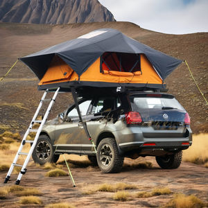 Tente en toile imperméable d'extérieur pour camion à 4x4 Tente de toit à renfort droit en aluminium Oxford portable pour le <span class=keywords><strong>camping</strong></span> d'été dans les voitures - Product Image 3