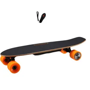 Quattro di skateboard elettrico 24v 150w stile di pesce