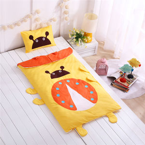 Housse de <span class=keywords><strong>couette</strong></span> anti-gigotement pour enfants, motif animalier, multifonctionnelle, doublée polaire, solution de chaleur toutes saisons pour chambre d'enfant - Product Image 1
