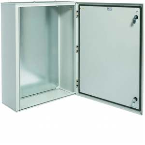 FL723L Personnalisable avec coffret Hagers en acier et porte simple H800 L600 P250 - Product Image 1