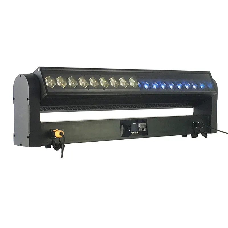 LEAHUA IP65 Pixel Control Waterproof Line Stage Light 18x40W RGBW LED Zoom Bar Moving Head for Music DJ Disco Festival