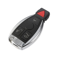 Clés de voiture intelligentes vierges avec points rouges, fonction panique, 315 MHz et 433 MHz pour Mercedes-Benz