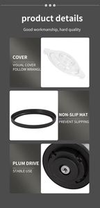 Cocina multifunción limpia vegetal funcional Fácil, aparato picador eléctrico procesador de alimentos/ - Product Image 4