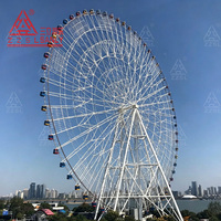 Grande Roue de Feris Wheel Romantique pour Parc d'Attractions, Équipement de Fête Foraine, Manège Extérieur à Vendre