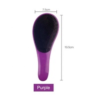 Vente en gros brosse à cheveux démêlante professionnelle bouclée droite sèche pour cheveux mouillés Massage du cuir chevelu sans douleur démêlant pour femmes enfants