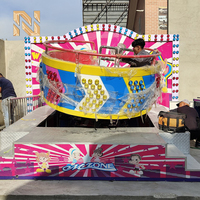 Manèges de parc d'attractions Nova Rides SDT-Pink Tagada Disco Ride, Mini Disco Tagada rose pour parc à thème, à vendre