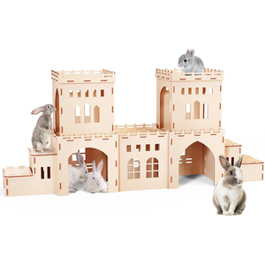 Énorme château de lapin <span class=keywords><strong>cachette</strong></span> <span class=keywords><strong>maison</strong></span> de lapin 5 maisons <span class=keywords><strong>cachette</strong></span> de lapin en bois adaptée à l'intérieur <span class=keywords><strong>maison</strong></span> de jouet de lapin et château de noix de <span class=keywords><strong>cachette</strong></span> - Product Image 1