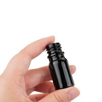 Flacon pulvérisateur nasal en verre noir foncé vide de 5 ml, 10 ml, 15 ml, 20 ml, 30 ml, rechargeable, avec pompe et étiquette personnalisée