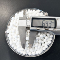 3mm, 6mm, 10mm, 13mm, 16mm, 19mm, 25mm 38mm Boule céramique alumine Boules céramiques inertes 92% 99% Boule oxyde d'aluminium