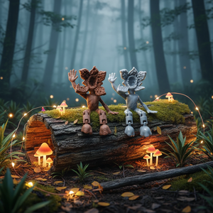 XR Strange Story Figura de Cristal Articulada de Demogorgon, Monstruo con Forma de Flor, Adorno de Escritorio con Poses Flexibles - Product Image 6