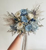 Bunga Pernikahan Buket Pengantin Grosir Mawar Awet Warna Lembut Bunga Abadi untuk Dekorasi Pernikahan Grosir