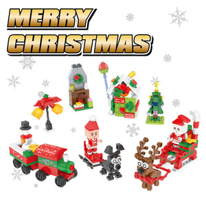 Xr Giáng Sinh Chủ Đề Các Mặt Hàng Tự Làm Giáo Dục Xây Dựng Khối Đồ Chơi Cho Trẻ Em Tốt Nhất Lựa Chọn Khối Chơi Thiết Lập Quà Tặng Và Phần Thưởng - Product Image 2