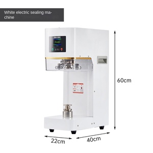 Thương mại tự động điện con dấu nhiệt máy đóng nắp Pet 250ml 330ml 500ml lon niêm phong máy cho trà sữa nước giải khát uống - Product Image 5