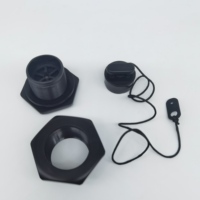 Valve de vidange hexagonale en PVC robuste de 24 mm pour bateau, kayak, canoë gonflable – Pièce de rechange pour le surf