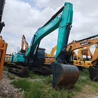 Excavatrice d'occasion KOBELCO SK350D de 35 tonnes, 90% neuve, d'origine japonaise, excavatrice sur chenilles lourde d'occasion
