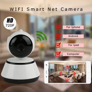 Venta caliente más barato HD 720P Seguridad para el hogar Monitor de bebé Smart Wireless Wifi Cámara IP blanca Soporte de visión - Product Image 3